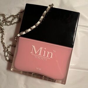 NWOT Nail polish bag with detachable chain